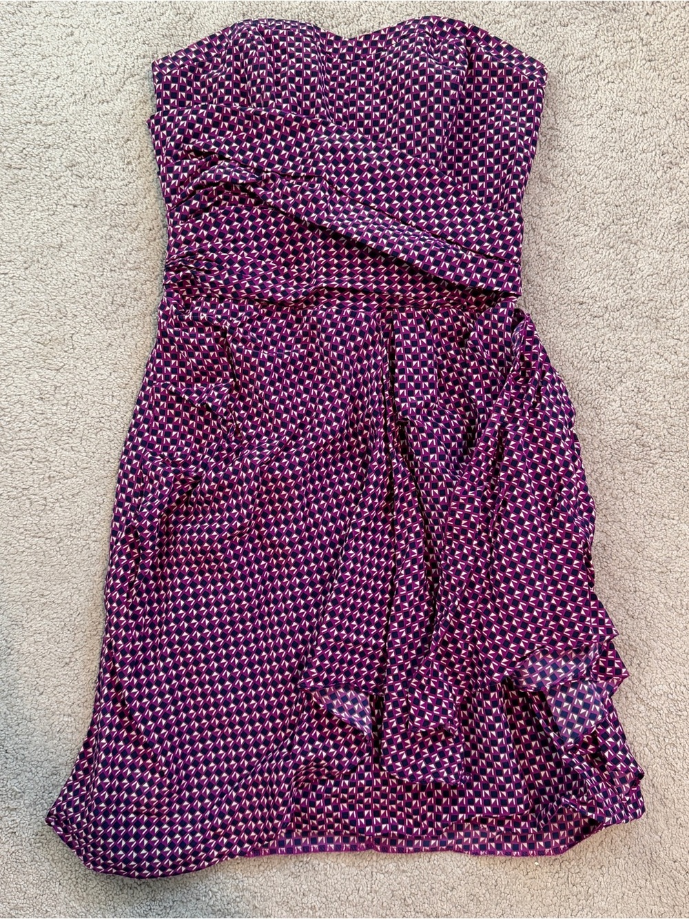 Club Monaco silk mini dress
